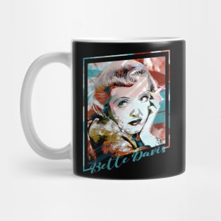 Bette Davis-Abstract Expressionist Potrait Mug